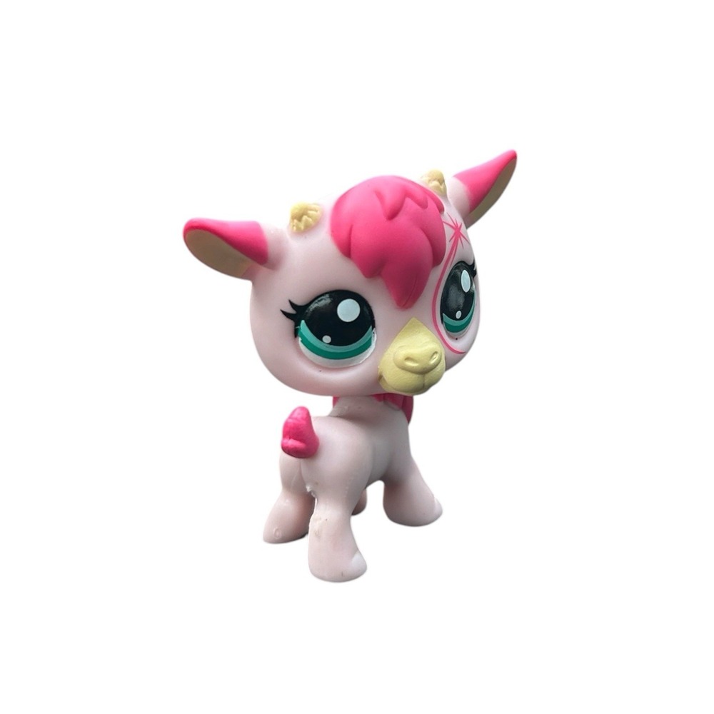 Littlest Pet Shop Pink Goat #G7 #84 Authentic Hasbro LPS‎